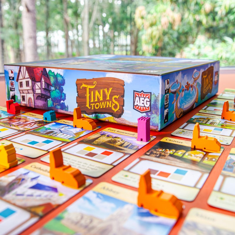 AEG Games AEG Tiny Towns | Award-Winning Abstract Strategy Board Game | Plan and Construct a Thriving Town | Puzzly City Building | 1-6 Players | Ages 14+ - Image 5